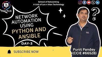 Network Automation using Ansible and Python | Day- 3 | CCIE HUB | Punit Pandey