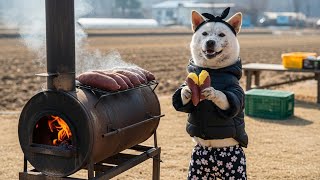 군고구마 장사 시작?! 🍠 ...인 줄 알았는데 전부 공짜?! 😲 겨울 간식 나눔!