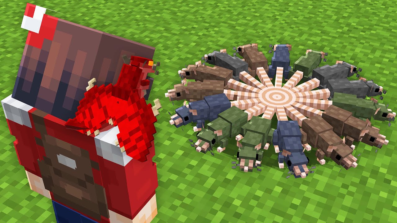 ENFRENTEI O REI DOS RATOS NO MINECRAFT
