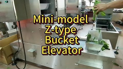 Mini Model Z-type Bucket Elevator Vertical Converyo for Bulk Material Food Conveyor