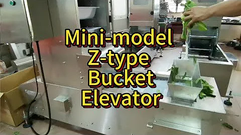 Mini Model Z-type Bucket Elevator Vertical Converyo for Bulk Material Food Conveyor
