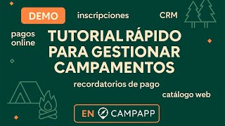 ✅ Tutorial rápido sobre CampApp ⚡⚡