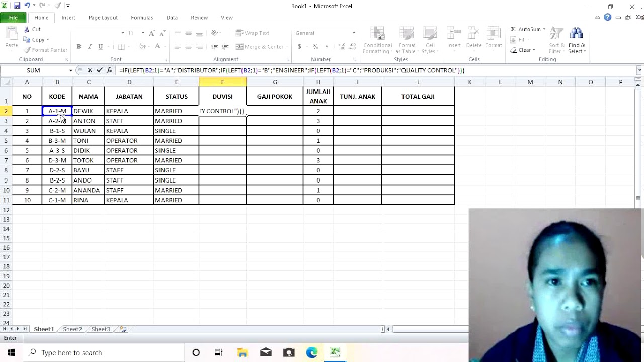 Membuat Tabel di Microsoft Excel 