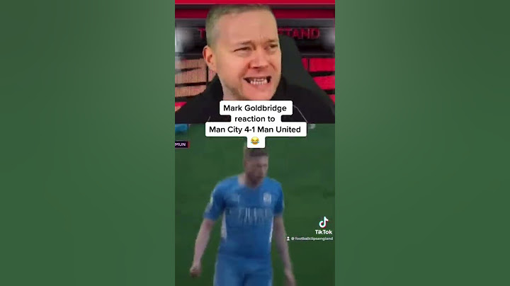 Mark Goldbridge reaction to Man United 1-4 Man City
