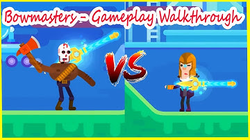 Bowmasters - Gameplay Walkthrough Part 3 - New Characters Upgrades (iOS)