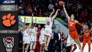 Clemson vs. NC State - Condensed Game | ACC Basketball 2018-19