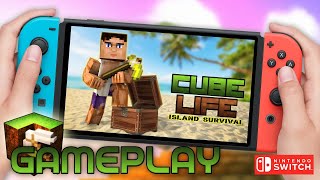 Cube Life: Island Survival Switch Gameplay | Cube Life: Island Survival Nintendo Switch #CubeLife