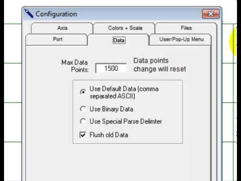 Basic Plotting - Configuration - Data Tab