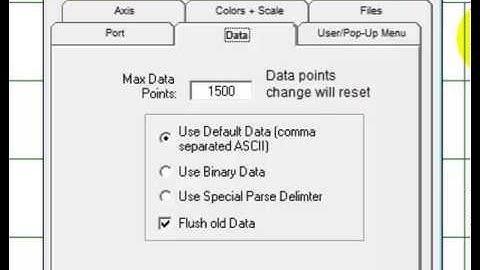 Basic Plotting - Configuration - Data Tab
