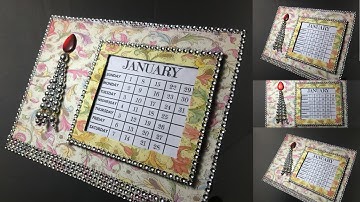 How To Make a Desk Calendar | Simple & Easy | DIY Tutorial