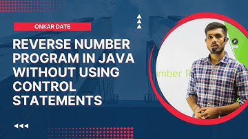 Reverse Number Program  Without Using For Loop  in Marathi || Java ||