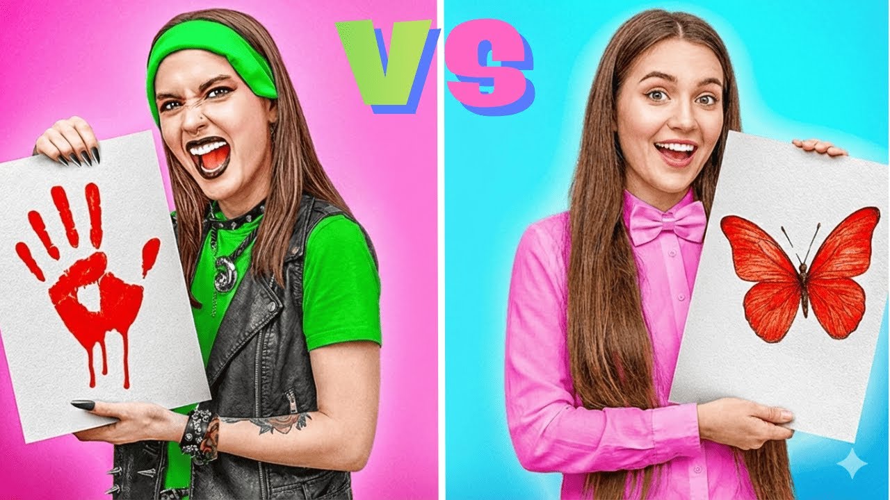 Epic Art Hacks 💡 Good vs Bad DIY Creations Battle by 123GO!