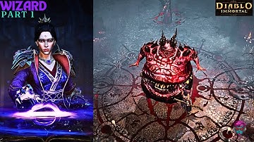 Diablo Immortal Part 1| Class-Wizard | Gameplay walkthrough on Low Spec PC (No Commentary)