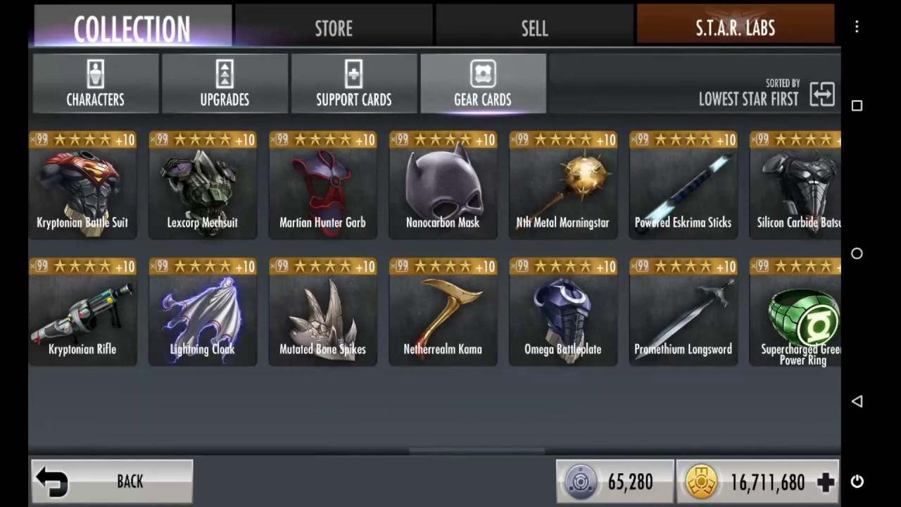 Injustice 2.13 New Gear!!! (Including Codes of All Available Gears on