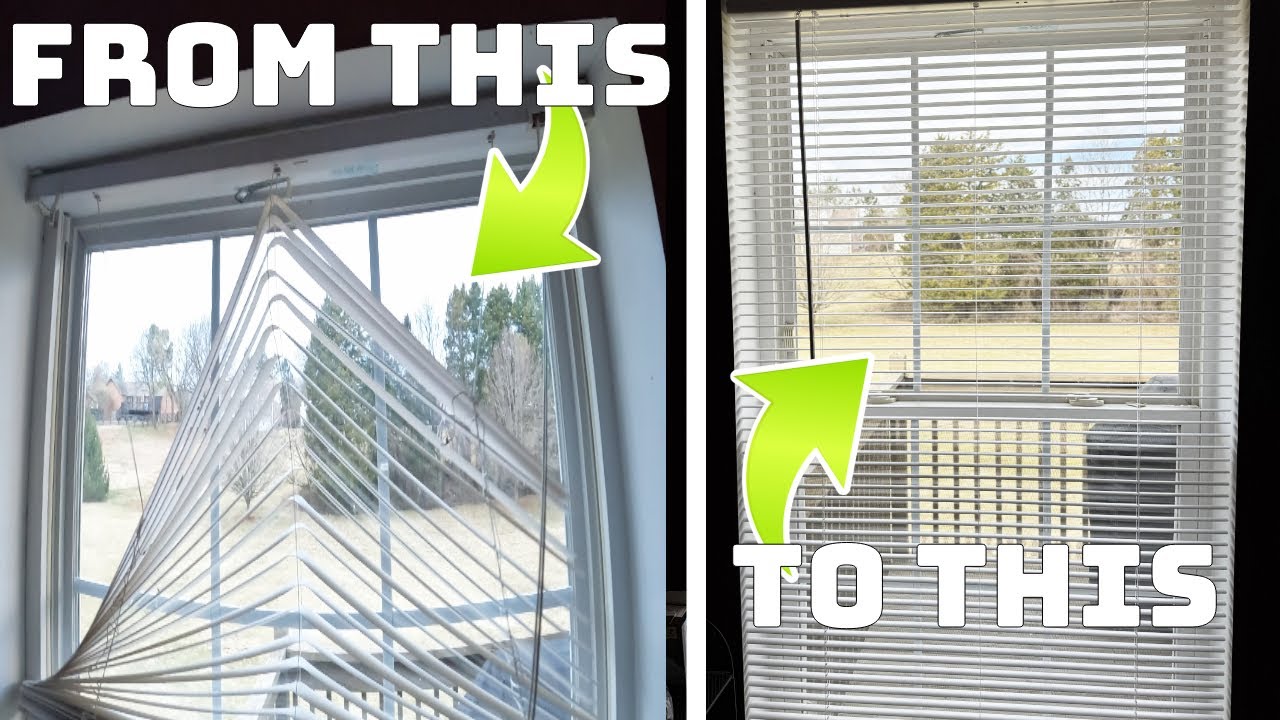 How to Install Mainstays Mini Blinds from Walmart - YouTube