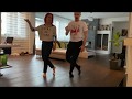 Marius Balan and Khrystyna Moshenska samba at home