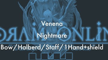 Toram Online  Venena 2019 /Staff/ Bow/Halberd/ 1 hand sword/Dps Builds test level 170+