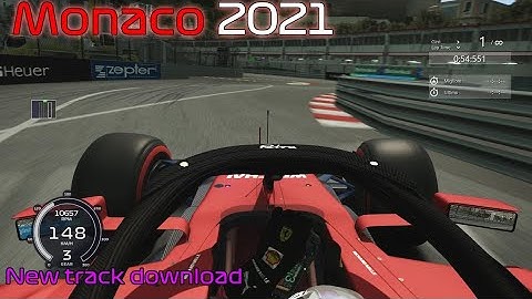 F1 Hybrid 2021 - MONACO - 1:09:8 LECLERC POLE LAP + Download  [Assetto Corsa]