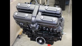 FZ 750 Engine full assembly timelapse