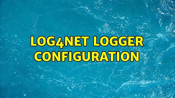 log4net logger configuration (2 Solutions!!)