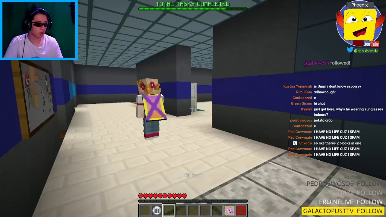 Play-testing Mira HQ (Among Us) in Minecraft (+ Twitch) - ‎
