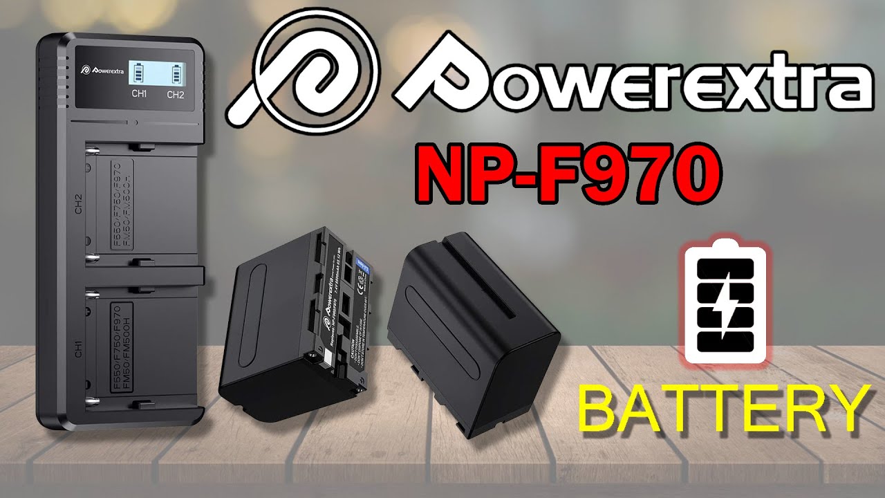 NP-F970 PowerExtra Batteries & Dual Charger | Unboxing | Review