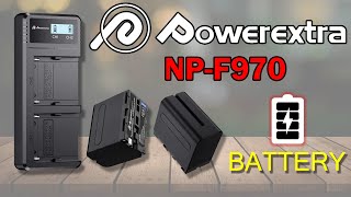 NP-F970 PowerExtra Batteries & Dual Charger | Unboxing | Review