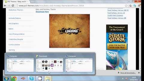 How to get Free Themes on Ps3 Tutorial