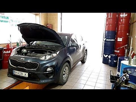 Замена масла на Kia Sportage 1.6 GDI (2019-2020) двигатель G4FD