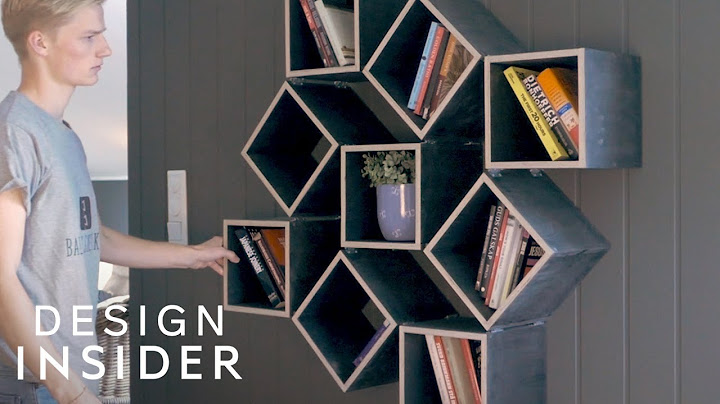 YouTuber Made A Transforming Bookshelf Using One Piece Of Wood