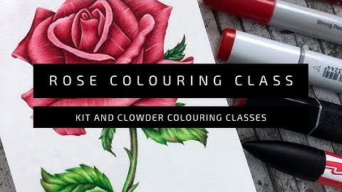 Colouring Tutorial: Roses for Copic, Markers, and Pencils