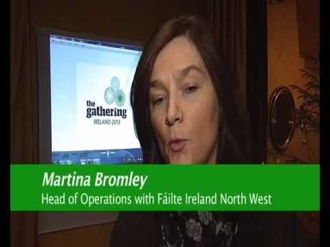 Head of Operations with Fáilte Ireland North West Martina Bromley talks about the Gathering