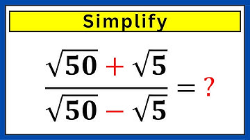 Germany | A Nice Radical Math Simplification | Math Olympiad