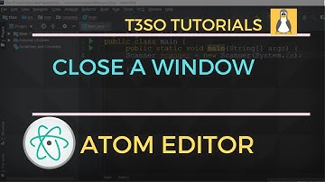 How to Close a Window in Atom Editor - Keyboard shortcuts