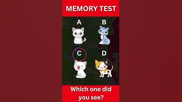 How good is your short term memory? #shorts #memorytest
