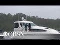 One man riding out Hurricane Florence on his boat