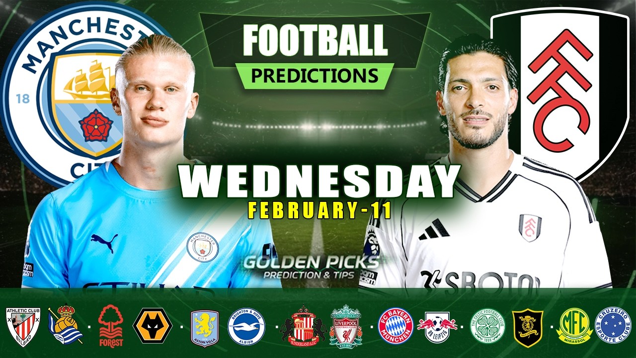 Football Predictions Today 11 February | Possible Scores, Corners & Cards | Golden Picks Plus