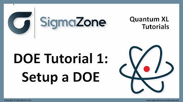 How to setup a DOE in Quantum XL