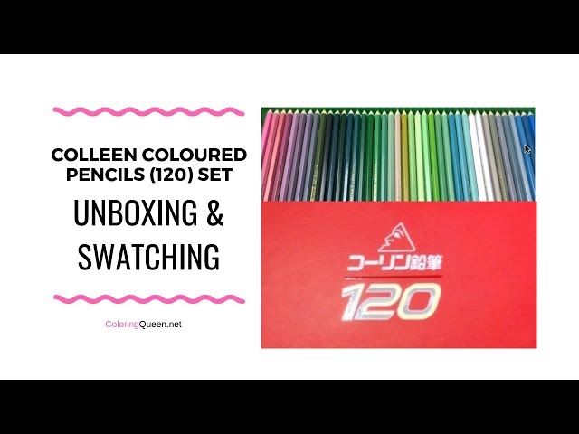Colleen Colored Pencils, Soft Core, Hard Case Packaged, 120 Pack