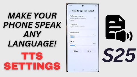 🌍 Change Text-to-Speech Language on Galaxy S25/S25 Edge/Ultra – Speak Any Language! 🔊📱