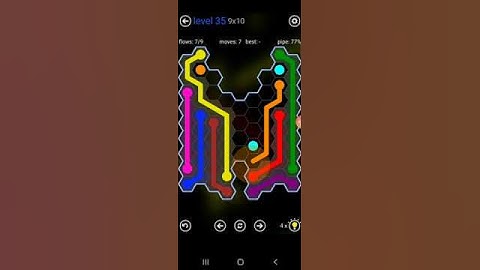 How to solve flow free hexa (inkblot pack level 35)