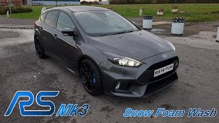 Ford Focus RS Mk3 - First Snow Foam Wash in 4K