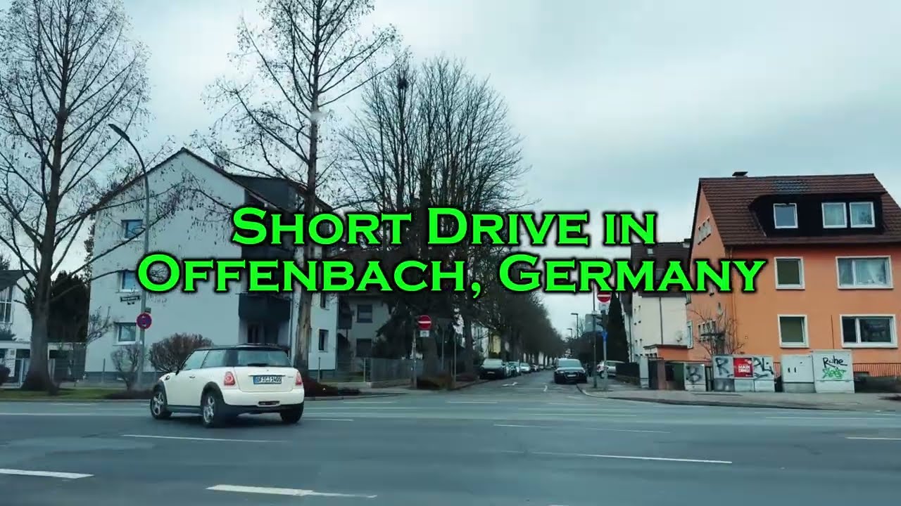 Short Drive in Offenbach, Germany | City POV 🚗🏙️