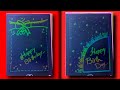 2 Birthday Drawing on LCD Tablet / Drawing Tablet For beginners / Boarder Design