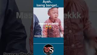 AYAH ISENG BANGET YA DEK🤪‼️ #vidioviral #shortsvideo #wawaistory