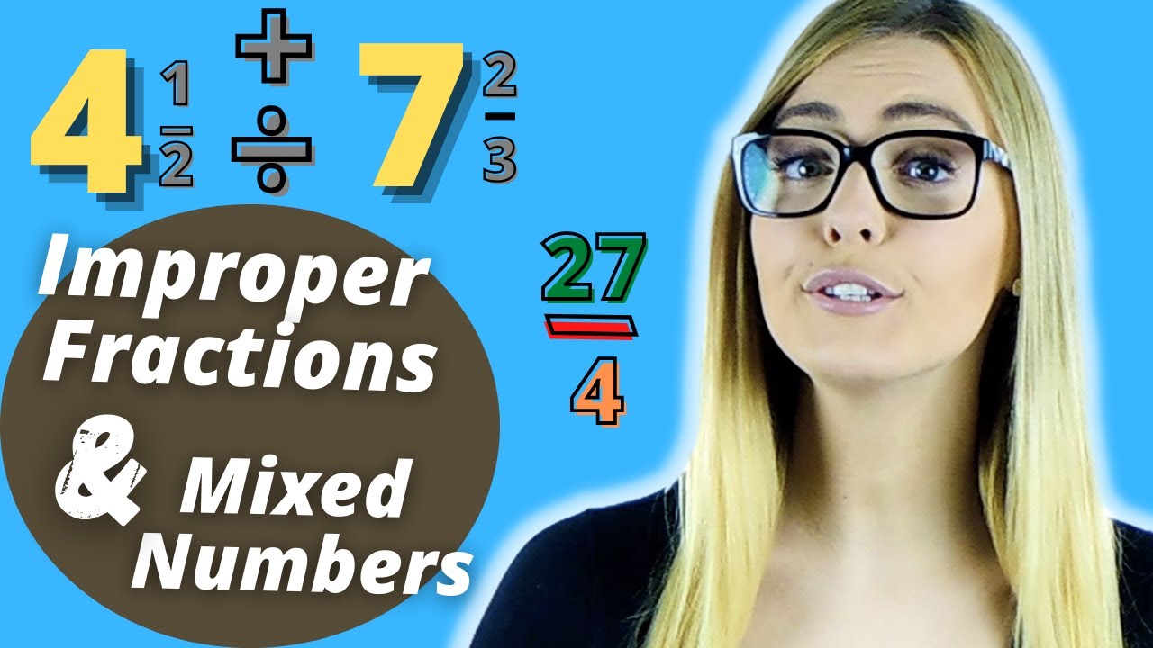 ⁣Mixed Numbers & Improper Fractions