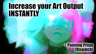 My SECRET to Tricking Yourself to Drawing More + Painting Prism (Dispatch)