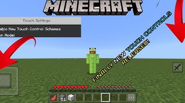 Finally Minecraft Pe New Touch Controls Released!