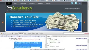 Analyze HTML and CSS using Firebug