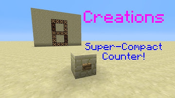 Creations - Counter in Minecraft - Super Compact!